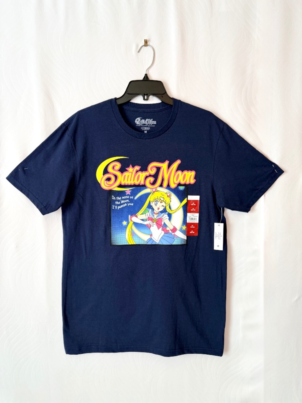 Sailor Moon, Graphic Tee, Navy Blue, M / L